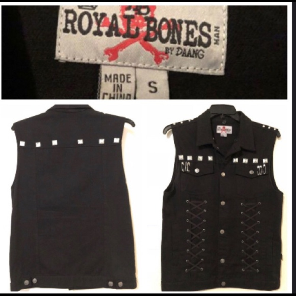 Royal bones/Tripp NYC vest size small